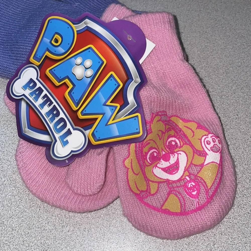 20 Paw Patrol Gloves Kids Winter Gear Snow Hand Warmers Poppy 2 Pack pink